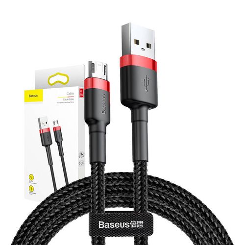kabel usb do micro usb baseus cafule 1.5a 2m (czerwono-czarny) na Arena.pl