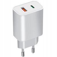 2 x Ładowarka sieciowa zasilacz USB +USB-C QC3.0 PD 20W 3A