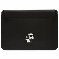 Pokrowiec Karl Lagerfeld Saffiano Karl&Choupette na laptopa 14" - czarny