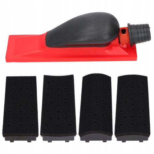 ŚCIERNICA RĘCZNA Z ODCIĄGIEM 70mm x 200mm + WYMIENNE BLOKI PODKŁADKI 4szt na Arena.pl