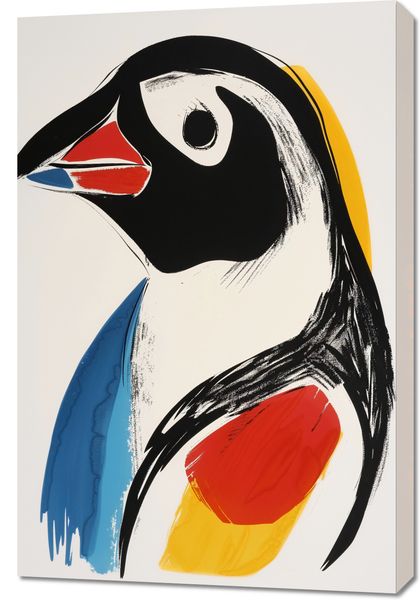 Obraz 60x90cm Portret Ptaka zdjęcie 1