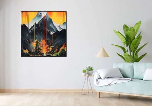 Plakat 100x100cm Górska Alchemia na Arena.pl