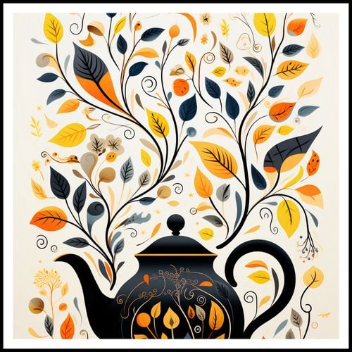 Plakat 100x100cm Jesienna Melodia na Arena.pl