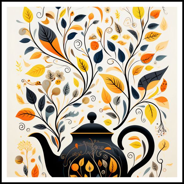 Plakat 100x100cm Jesienna Melodia zdjęcie 3