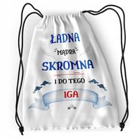 Plecak Sportowy Szkolny Dla Igi Córki Dziecka Z Nadrukiem Ze Zdjęciem