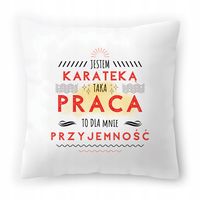 Poduszka Dla Karateki Na Urodziny Na Prezent Z Nadrukiem Ze Zdjęciem