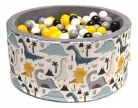 Suchy Basen z Kulkami 90x40 200 piłek bez BPA - basenik z piłeczkami WELOX