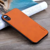 Etui AIORIA Vintage LEATHER do iPhone XR pomarańczowy