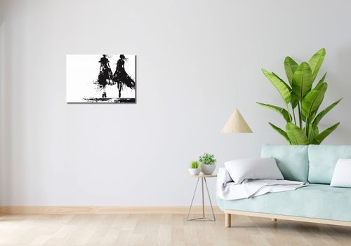 Obraz 60x40cm Atramentowy Przerys na Arena.pl