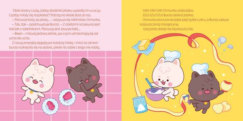 Chmurka i Burza pieką ciasto na Arena.pl