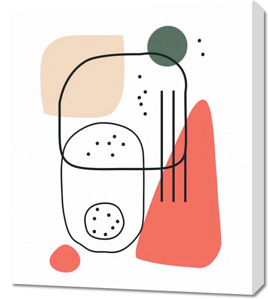 Obraz 60x70cm Przestrzenność zdjęcie 1