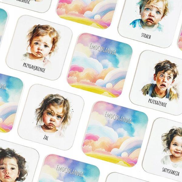 Emocjonalne Memory - gra pamięciowa - 30 par zdjęcie 2