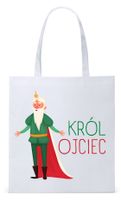 Dla Taty Tatusia Prezent Torba Eco Biała Shopper Z Nadrukiem Ze Zdjęciem