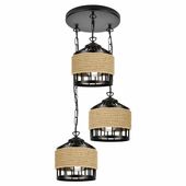 KOLOSEUM 3 Lampa wisząca czarna