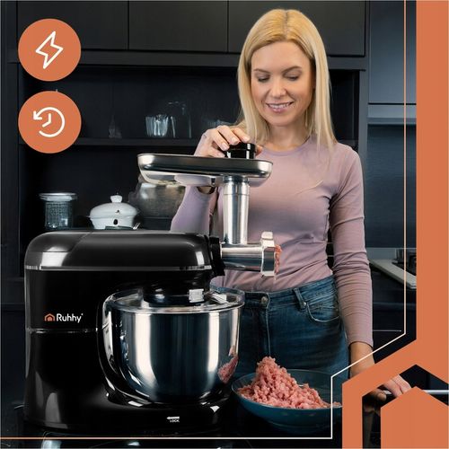 Robot Planetarny Kuchenny RUHHY z Blenderem Maszynka do Mielenia Mięsa 3w1 na Arena.pl