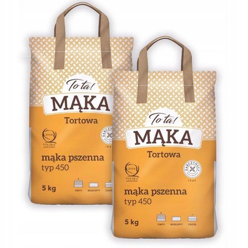 To ta! Mąka Tortowa  pszenna typ 450 5 kg x2 sztuk na Arena.pl