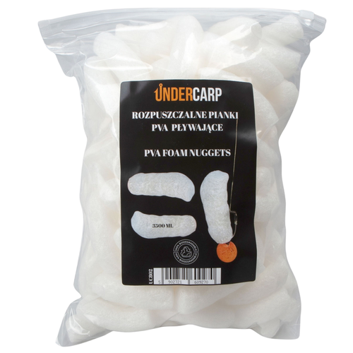 ROZPUSZCZALNE PIANKI PVA PŁYWAJĄCE UNDERCARP WOREK 3500 ML na Arena.pl