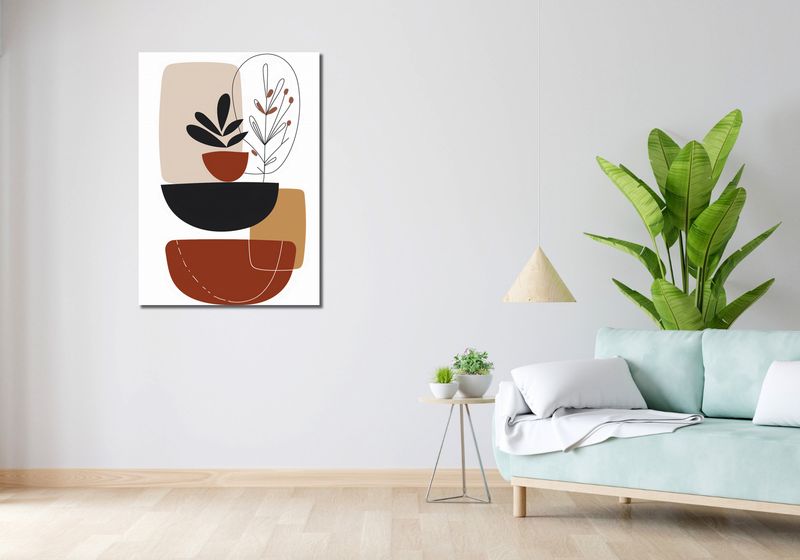 Obraz 70x100cm Botaniczna Abstrakcja zdjęcie 2