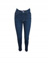 Klasyczne Jeans Damskie Granatowe Rurki Push UP L 40