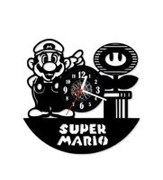 Zegar ścienny z płyty winylowej 161.13 Super Mario