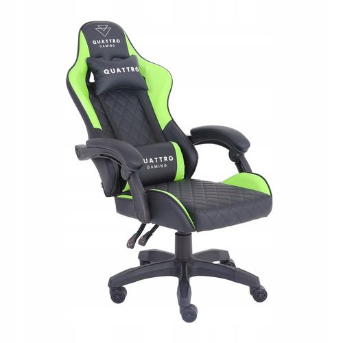 FOTEL GAMINGOWY KUBEŁKOWY BIUROWY KRZESŁO GRACZA CARBON OBROTOWY PORZĄDNY na Arena.pl