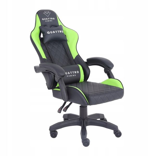 FOTEL GAMINGOWY KUBEŁKOWY BIUROWY KRZESŁO GRACZA CARBON OBROTOWY PORZĄDNY zdjęcie 13