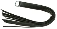 zado pejcz skorzany czarny 45 cm - rękojeść 11 cm, skora dwoinowa