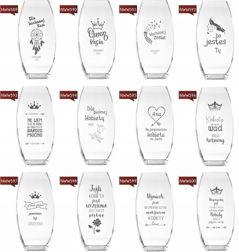 Wazon z grawer PREZENT na Rocznicę Ślubu 10 15 30 na Arena.pl