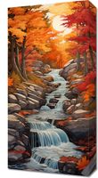 Obraz 30x60cm Jesienne Wodospady