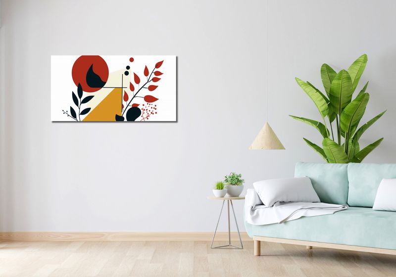 Obraz 100x50cm Ogień i Flora zdjęcie 2