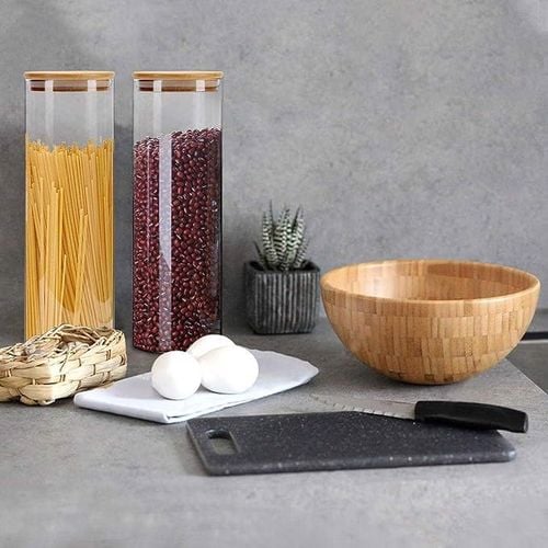 Zestaw 3-częściowy szklany pojemnik z pokrywką na Arena.pl