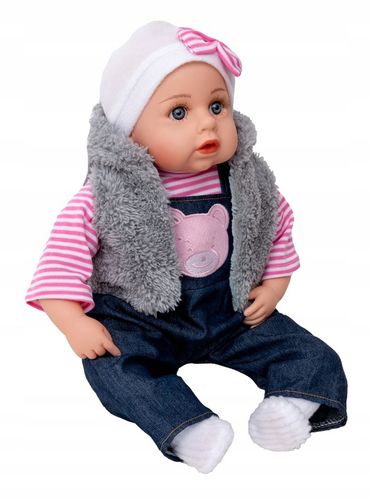 Wózek z lalką Doris SPACRÓWKA DLA LALEK + Duża INTERAKTYWNA LALKA BOBAS na Arena.pl