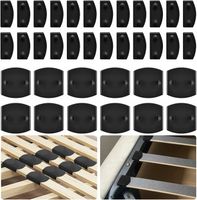 36X WYMIENNE UCHWYTY NAKŁADKI NA POŁAMANĄ LISTWĘ STELAŻ ŁÓŻKA DO