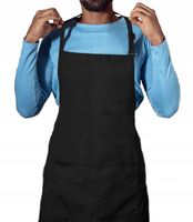 FARTUCH FARTUSZEK KUCHENNY Czarny GASTRONOMIA