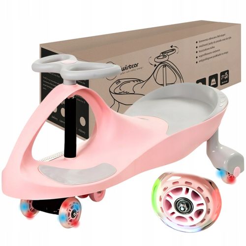 Jeździk Grawitacyjny Twistcar Dla Dzieci Świecące Kółka Kauczukowe LED na Arena.pl