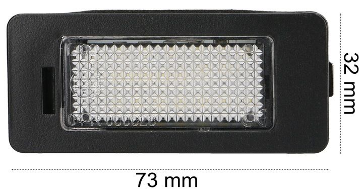 PODŚWIETLENIE TABLICY REJESTRACYJNEJ LED BMW E90 E91 E60 E61 X5 X6 E39 zdjęcie 9