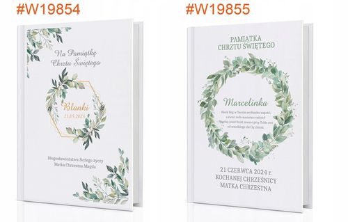 Biblia dla dzieci Prezent Chrzest Pamiątka Chrztu Komunii Nadruk na Okładce na Arena.pl