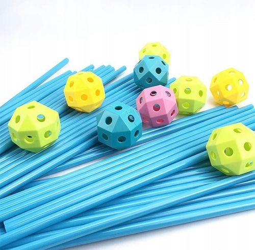 KLOCKI KONSTRUKCYJNE DO BUDOWANIA BAZY XXL DLA DZIECI RURKI SŁOMKI 340 EL na Arena.pl