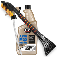 Szczotko Skrobaczka 65cm Do Lodu Odmrażacz Do Szyb K2 Alaska Do Odmrażania