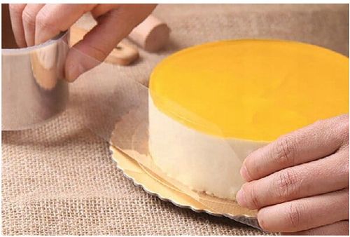 FOLIA RANTOWA PRZEŹROCZYSTA GRUBA do tortów ciast monoporcji 14cm x 10m na Arena.pl