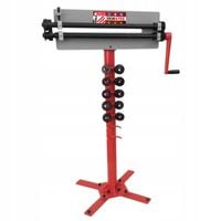 GIĘTARKA ZAGINARKA RĘCZNA do blachy zginarka 470mm 6 różnych rolek sta