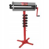 GIĘTARKA ZAGINARKA RĘCZNA do blachy zginarka 470mm 6 różnych rolek sta