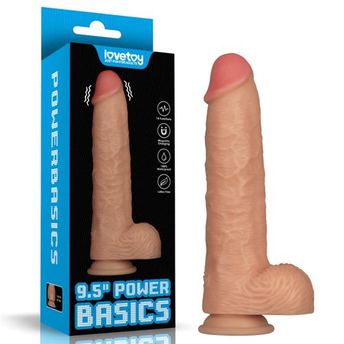 9.5'' vibrating power basics cock na Arena.pl