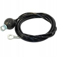 LINKA STALOWA DO ATLASU W OPLOCIE Z PCV 5mm 358cm Oczko Odbojnik ENERO