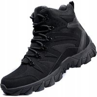 BUTY TAKTYCZNE WOJSKOWE WODOODPORNE SKÓRZANE TREKKINGOWE