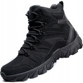 BUTY TAKTYCZNE WOJSKOWE WODOODPORNE SKÓRZANE TREKKINGOWE