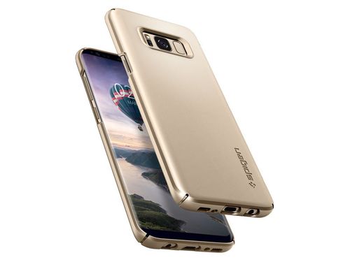 Etui Spigen SGP Thin Fit Samsung Galaxy S8+ Plus - Maple Gold na Arena.pl