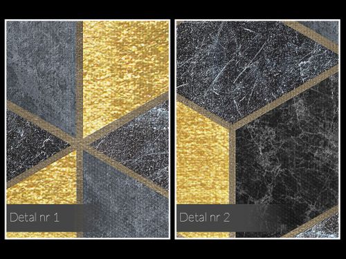 81101 Obraz na płótnie GEOMETRYCZNY ART DECO na Arena.pl