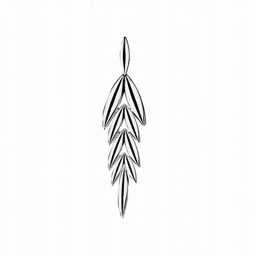 Wisiorek srebrny zawieszka Jodła Jodełka pr925 na Arena.pl