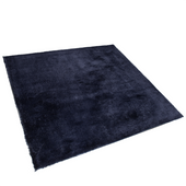 Dywan shaggy 200 x 200 cm niebieski EVREN